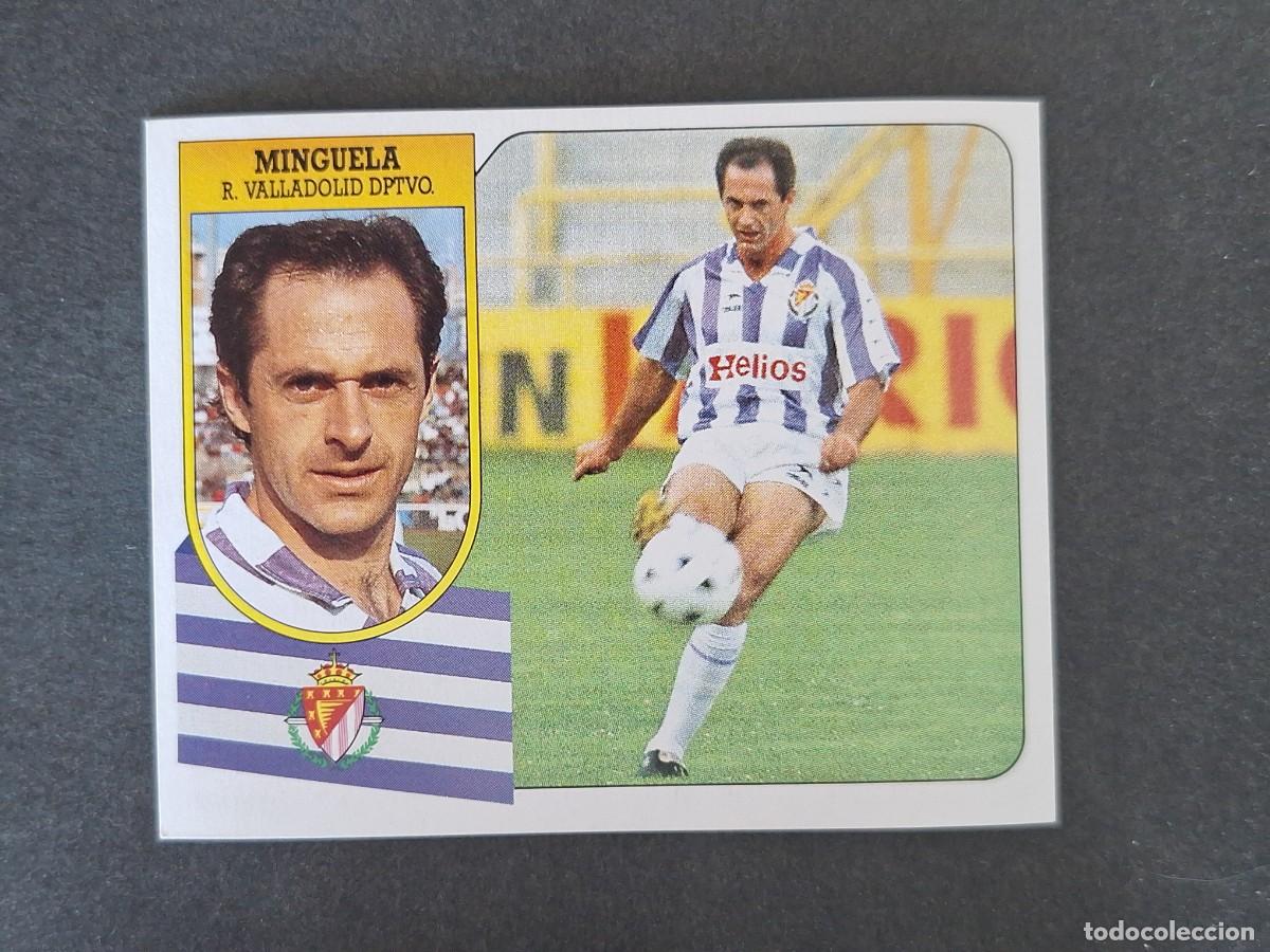 Cromos de f&uacute;tbol: L3 MIGUELA REAL VALLADOLID LIGA ESTE 1991 1992 91 92 CARTON SIN PEGAR NUNCA PEGADO