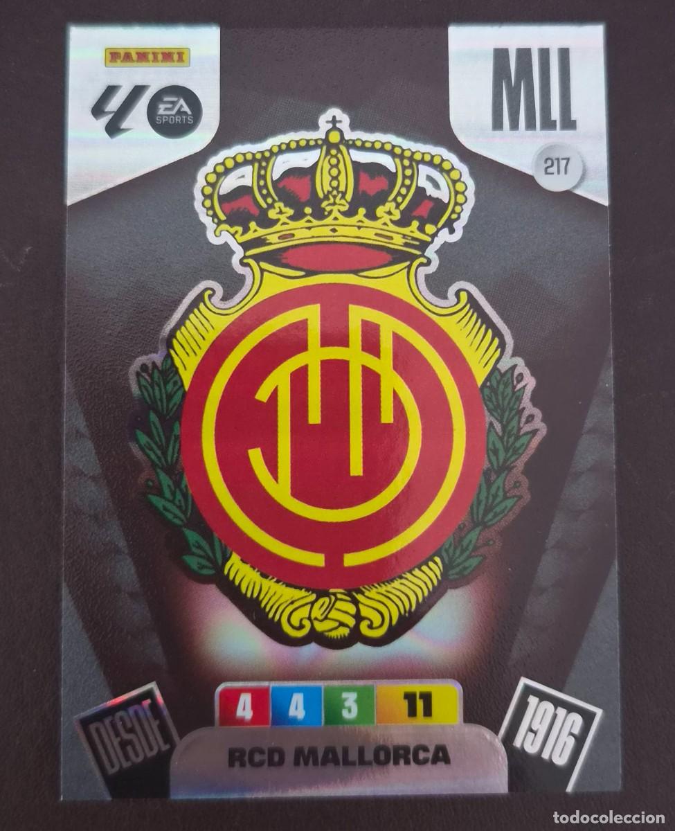 Cromos de f&uacute;tbol: 217 ESCUDO MALLORCA ADRENALYN 2025 2026 PANINI