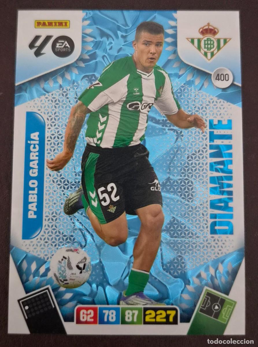 Cromos de f&uacute;tbol: 400 PABLO GARCIA BETIS ADRENALYN 2025 2026 PANINI