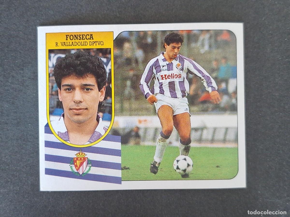 Cromos de f&uacute;tbol: L3 FONSECA REAL VALLADOLID LIGA ESTE 1991 1992 91 92 CARTON SIN PEGAR NUNCA PEGADO