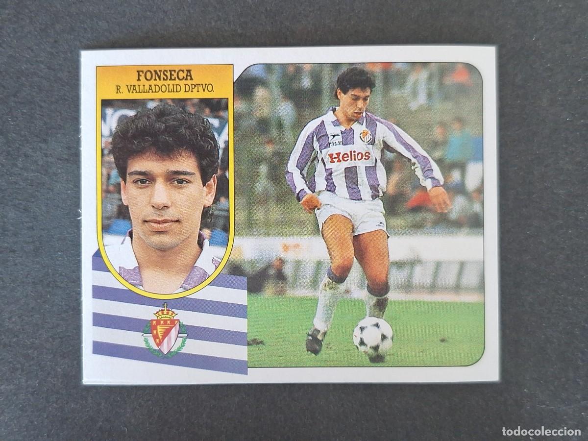 Cromos de f&uacute;tbol: L3 FONSECA REAL VALLADOLID LIGA ESTE 1991 1992 91 92 CARTON SIN PEGAR NUNCA PEGADO