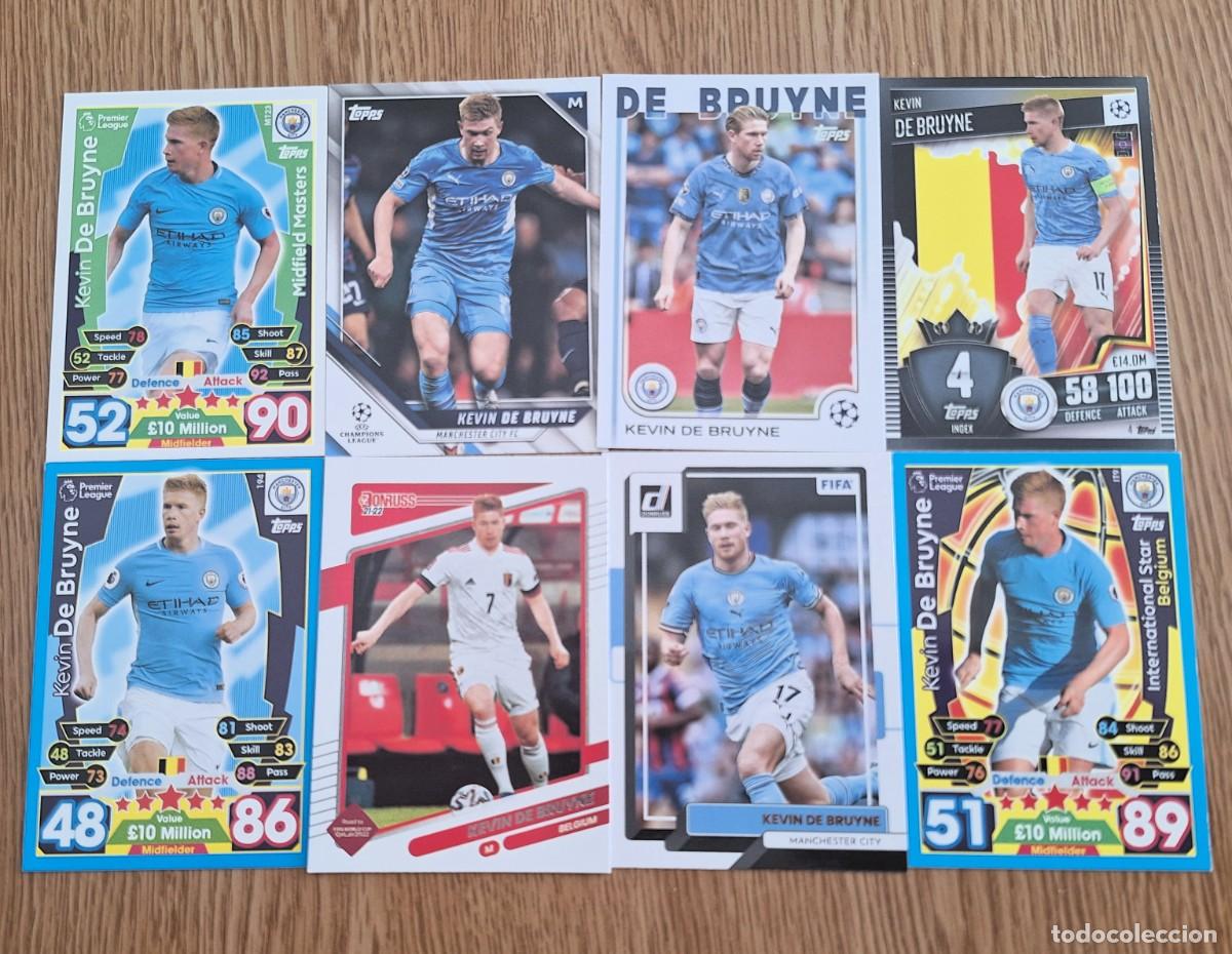 Cartes &agrave; collectionner de Football: Kevin De Bruyne Manchester City Belgium Topps Panini International Star Lot 8