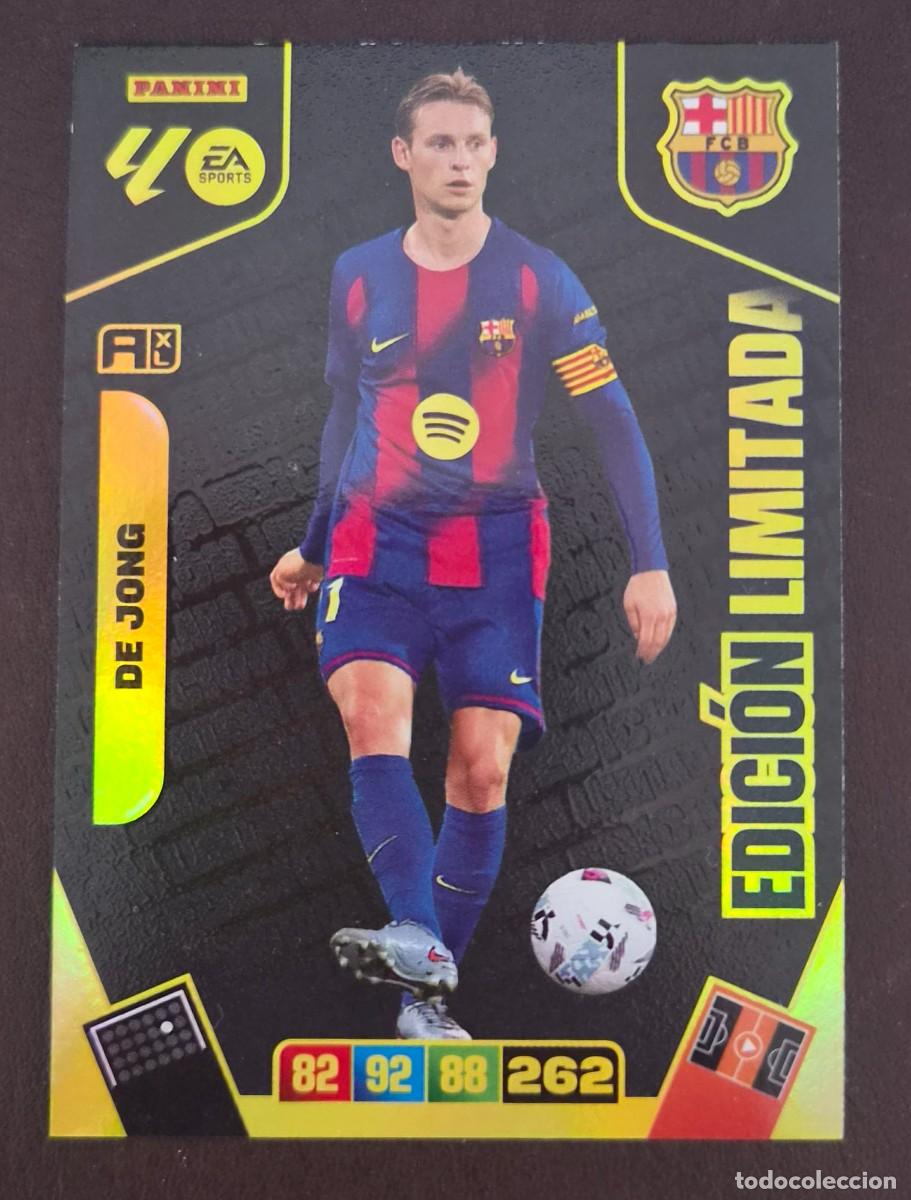 Cromos de f&uacute;tbol: 262 DE JONG FC BARCELONA ADRENALYN 2025 2026 PANINI