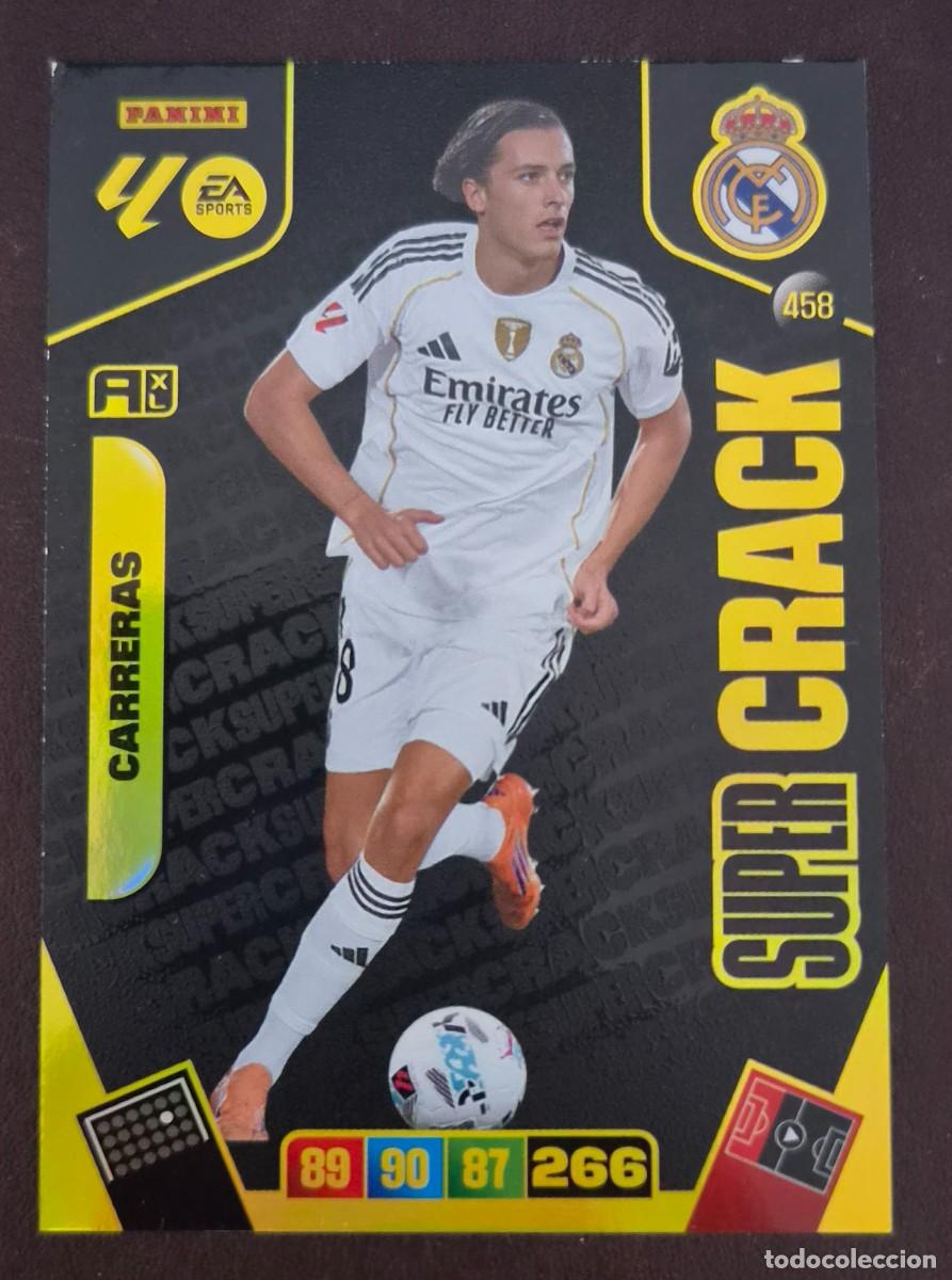 Cromos de f&uacute;tbol: 458 CARRERAS REAL MADRID ADRENALYN 2025 2026 PANINI