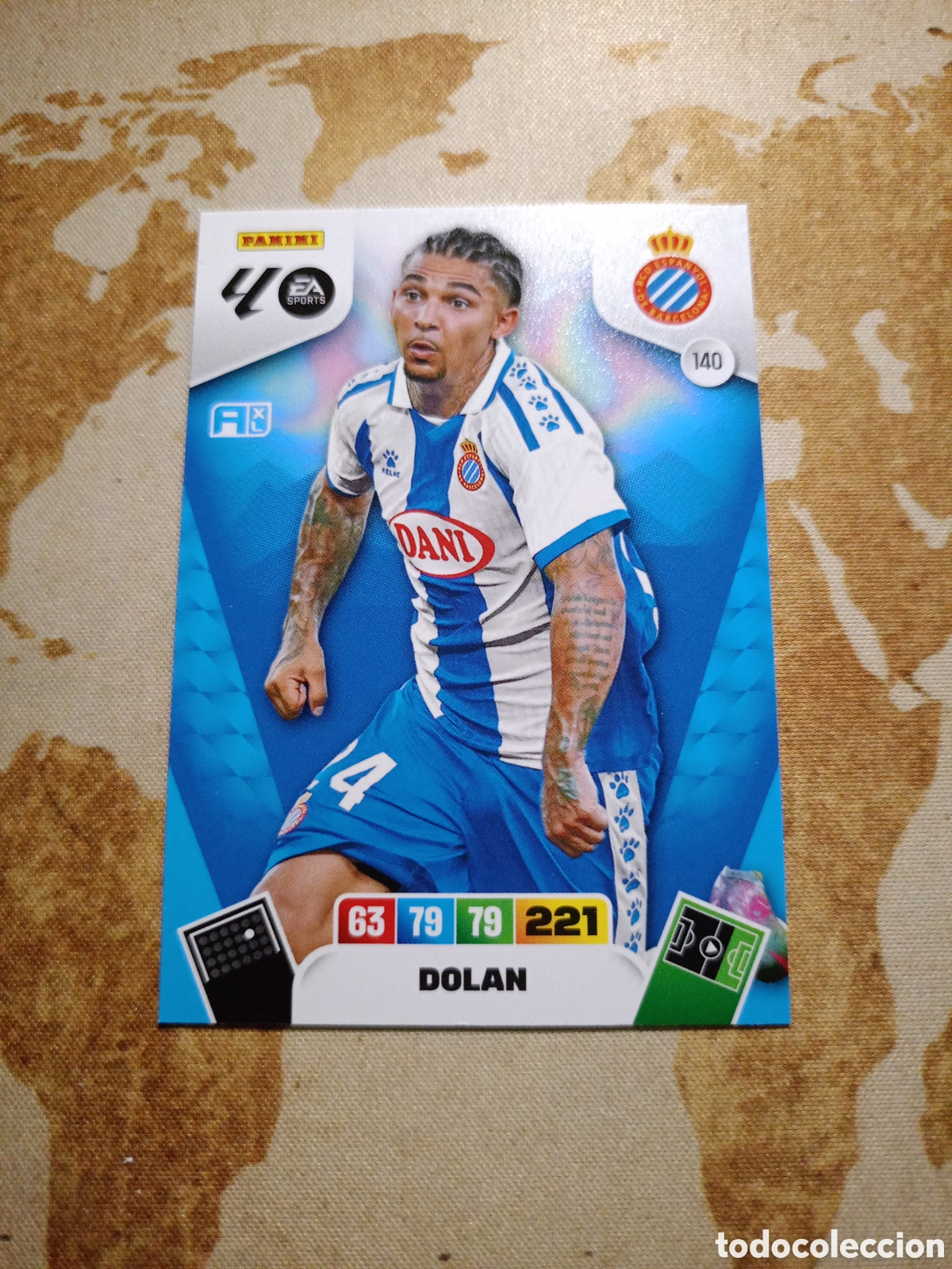 Cromos de f&uacute;tbol: Espanyol 140 DOLAN Adrenalyn 2025-26