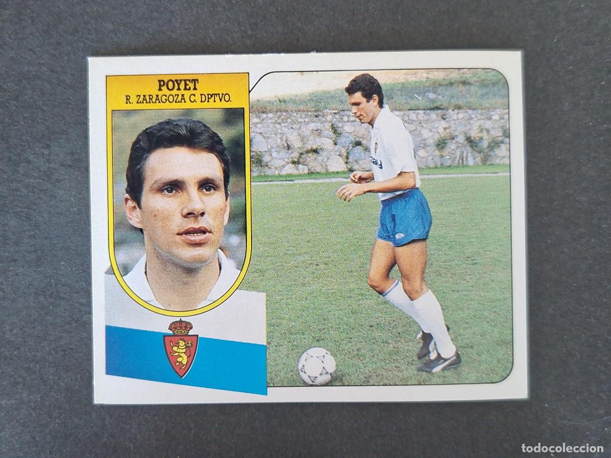 Cromos de Futebol: L3 POYET REAL ZARAGOZA LIGA ESTE 1991 1992 91 92 CARTON SIN PEGAR NUNCA PEGADO