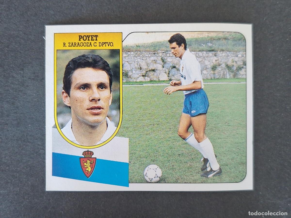 Cromos de Futebol: L3 POYET REAL ZARAGOZA LIGA ESTE 1991 1992 91 92 CARTON SIN PEGAR NUNCA PEGADO
