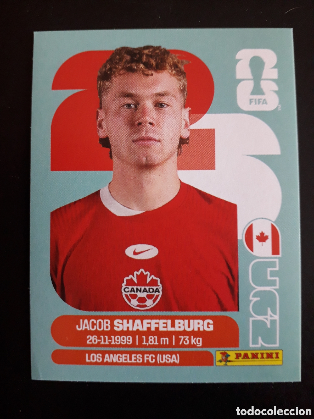 Fu&szlig;ball-Sticker: SHAFFELBURG CANAD&Aacute; CAN 14 MUNDIAL F&Uacute;TBOL 2026 FIFA WORLD CUP PANINI SIN PEGAR PEDIDO M&Iacute;NIMO 3&euro;