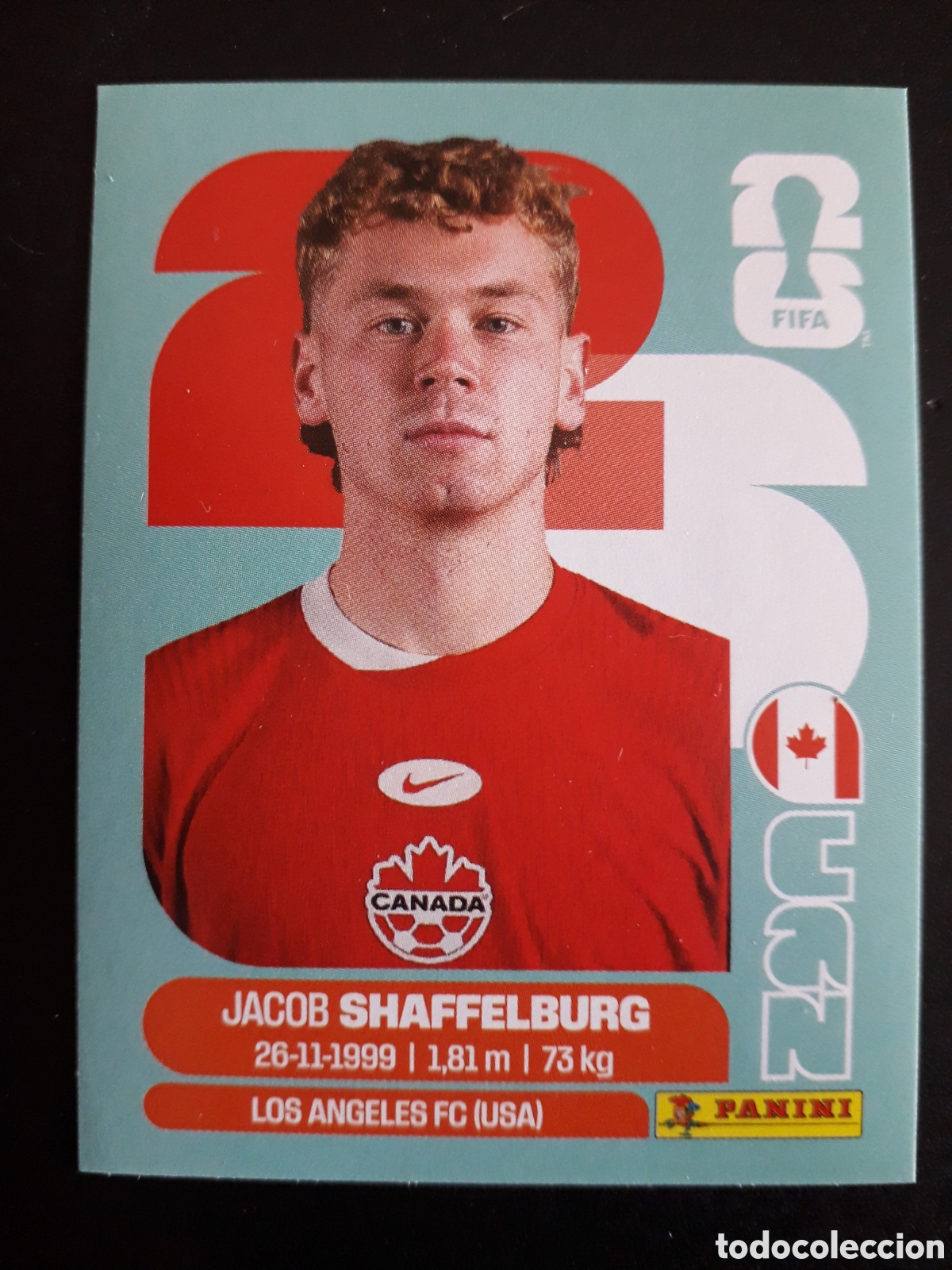 Cartes &agrave; collectionner de Football: SHAFFELBURG CANAD&Aacute; CAN 14 MUNDIAL F&Uacute;TBOL 2026 FIFA WORLD CUP PANINI SIN PEGAR PEDIDO M&Iacute;NIMO 3&euro;