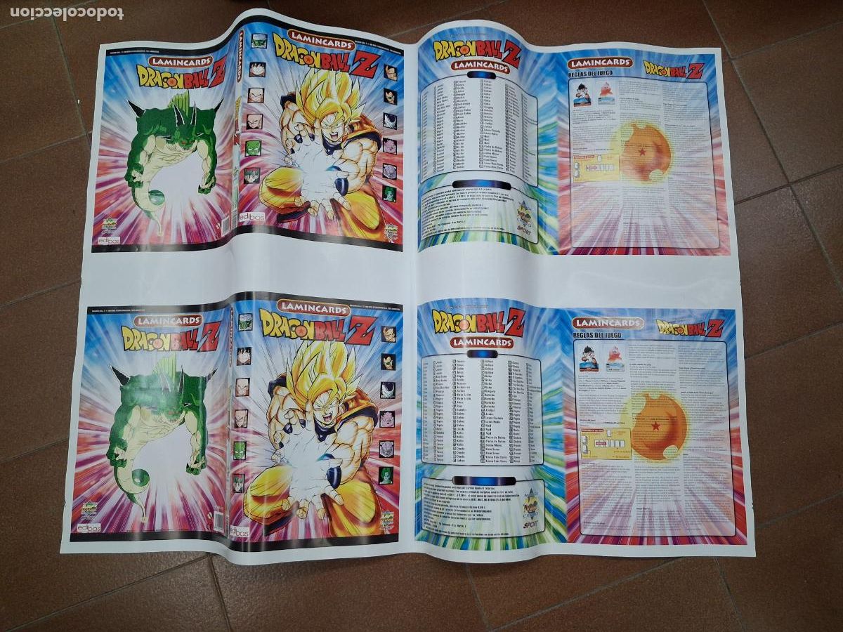 Football Stickers: RARISIMO PLIEGO SIN CORTAR CON 4 PORTADAS DEL ALBUM CROMOS LAMINCARDS DRAGON BALL Z MUNDICROMO