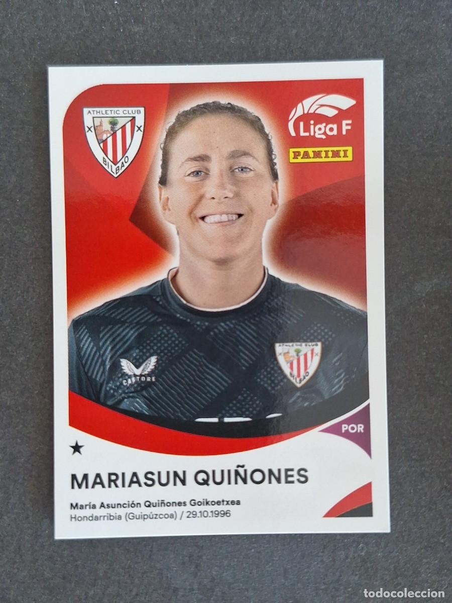 Cartes &agrave; collectionner de Football: L1 MARIASUN QUI&Ntilde;ONES ATHLETIC CLUB DE BILBAO 5 PANINI LIGA F 2024 2025 24 25 SIN PEGAR NUNCA PEGADO