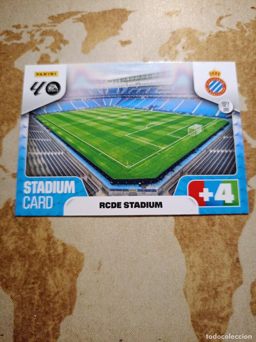 Cromos de f&uacute;tbol: Espanyol 127 bis ESTADIO RCDE STADIUM Adrenalyn 2025-26
