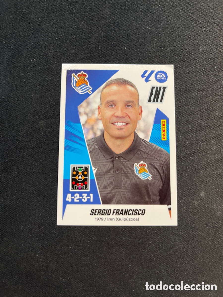 Cromos de f&uacute;tbol: Sergio Francisco 2 Real Sociedad Liga Este 2025 2026 25 26