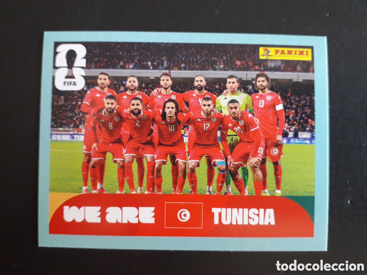 Cartes &agrave; collectionner de Football: EQUIPO T&Uacute;NEZ TUN 13 MUNDIAL F&Uacute;TBOL 2026 FIFA WORLD CUP PANINI SIN PEGAR PEDIDO M&Iacute;NIMO 3&euro;