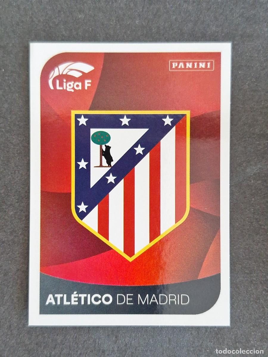 Cartes &agrave; collectionner de Football: L1 ESCUDO ATLETICO DE MADRID 22 PANINI LIGA F 2024 2025 24 25 SIN PEGAR NUNCA PEGADO