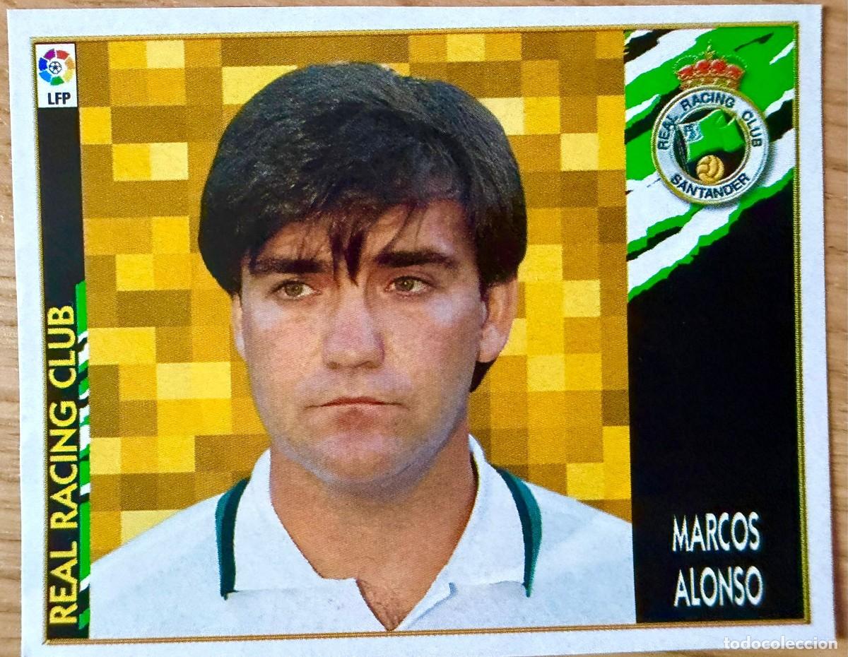 Cromos de f&uacute;tbol: ENTRENADOR MARCOS ALONSO RACING SANTANDER 97 98 1997 1998 LIGA EDICIONES ESTE RECORTADO STICKER
