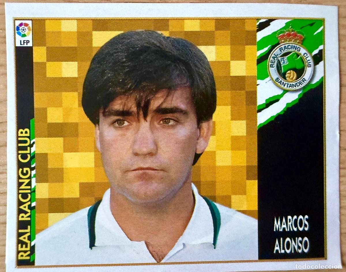 Cromos de f&uacute;tbol: ENTRENADOR MARCOS ALONSO RACING SANTANDER 97 98 1997 1998 LIGA EDICIONES ESTE RECORTADO STICKER