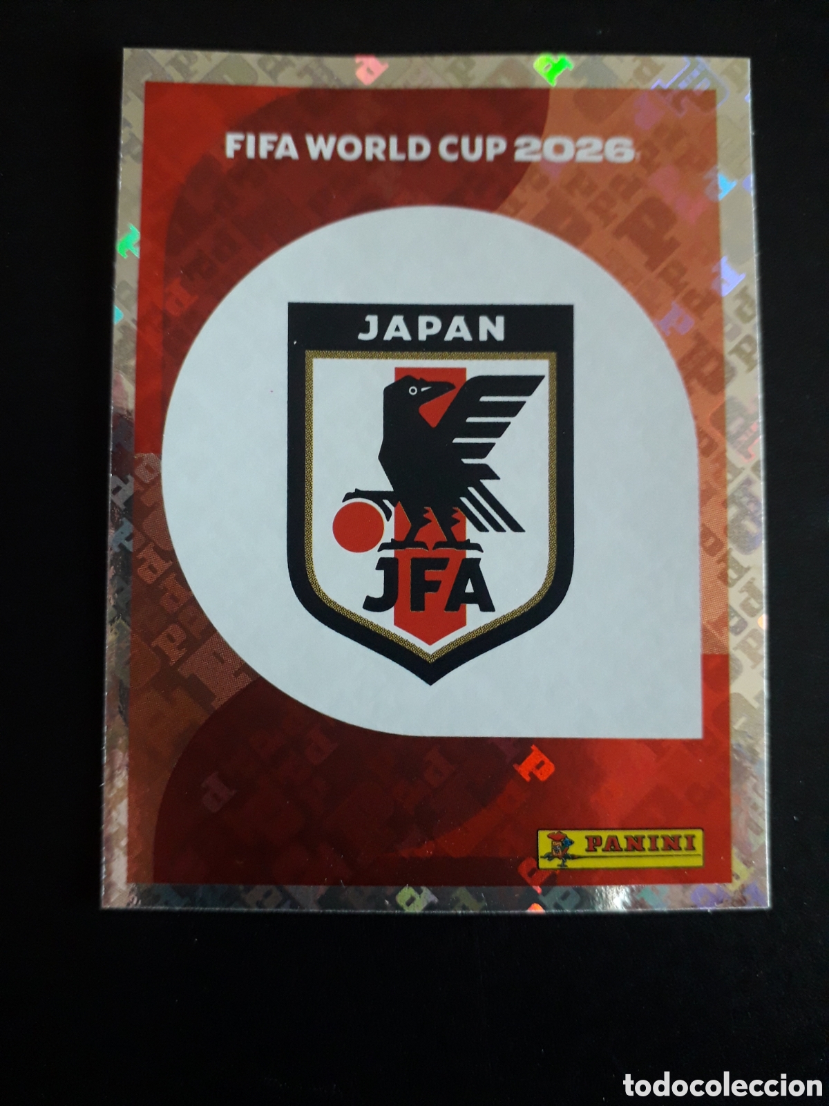 Cromos de f&uacute;tbol: ESCUDO JAP&Oacute;N JPN 1 MUNDIAL F&Uacute;TBOL 2026 FIFA WORLD CUP PANINI SIN PEGAR PEDIDO M&Iacute;NIMO 3&euro;