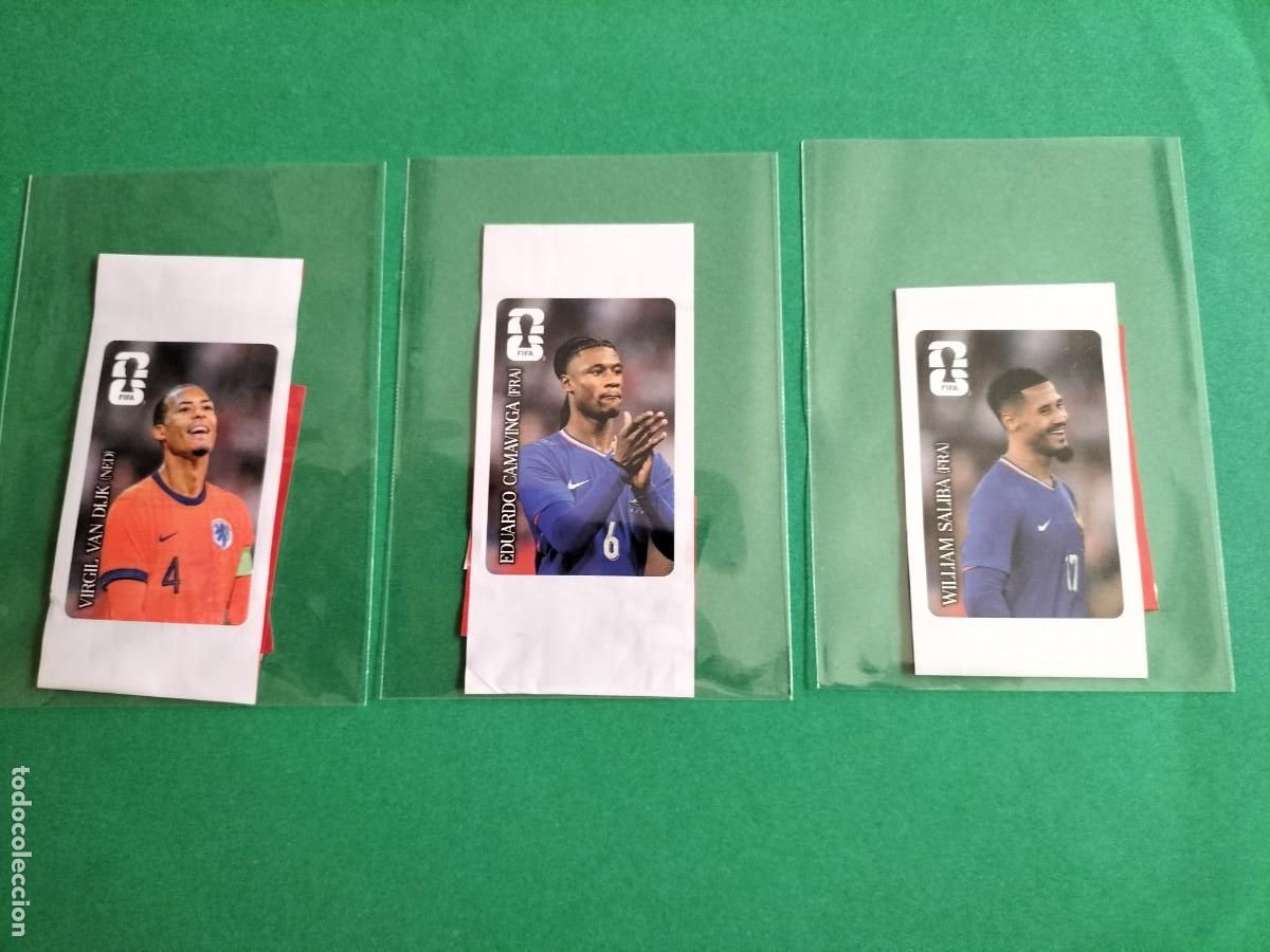 Figurine di Calcio: (COCACOLA-PANINI) LOTE DE 3 CROMOS FIFA WORLD CUP 2026 EXCLUSIVO COCACOLA