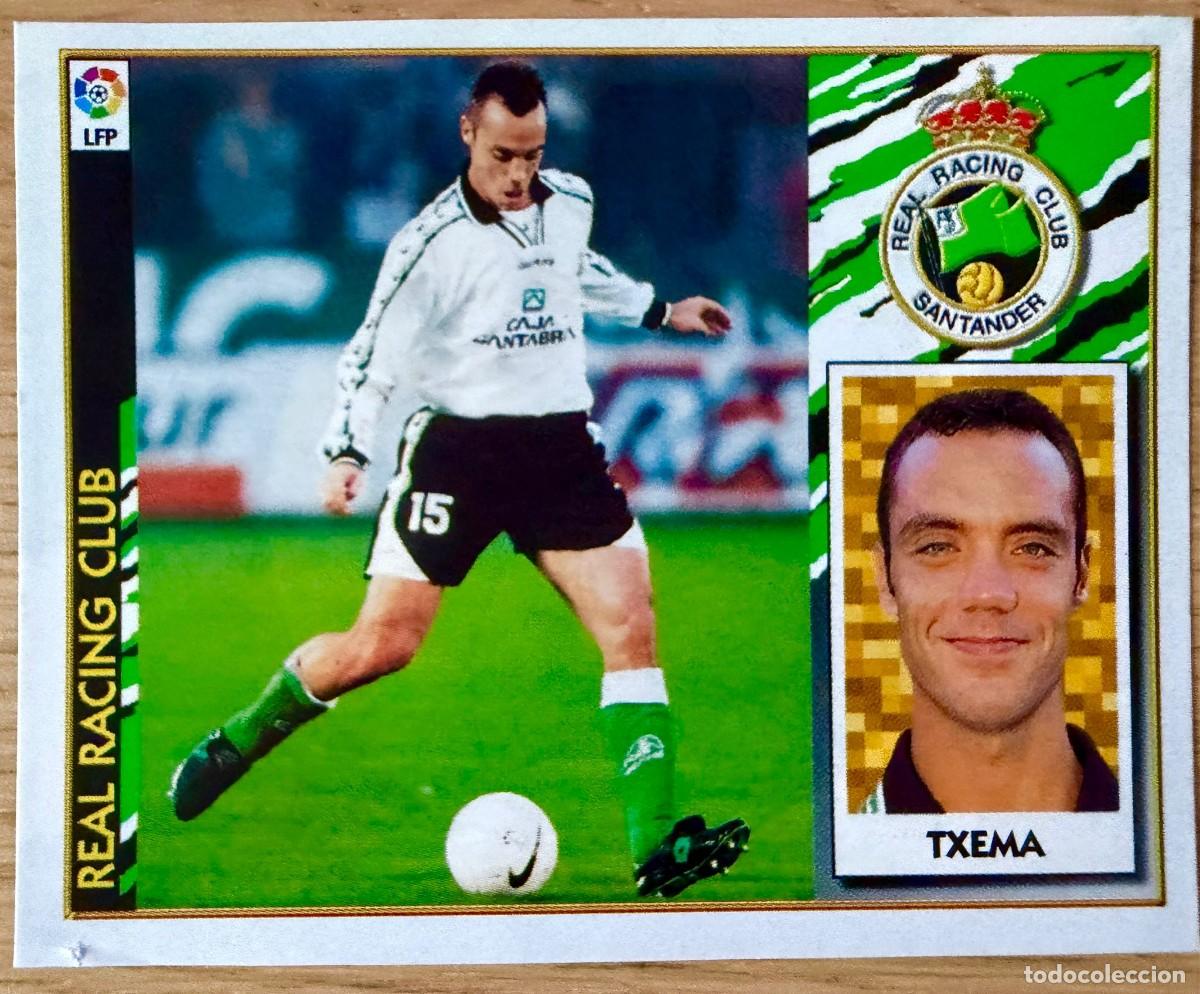 Figurine di Calcio: TXEMA RACING SANTANDER 97 98 1997 1998 LIGA EDICIONES ESTE RECORTADO STICKER