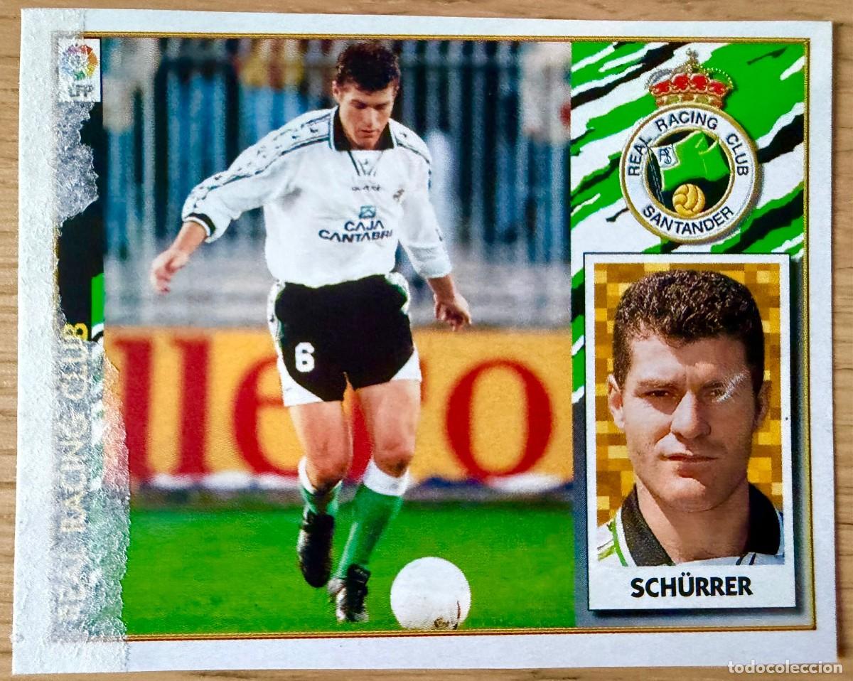 Cromos de f&uacute;tbol: SCHURRER RACING SANTANDER 97 98 1997 1998 LIGA EDICIONES ESTE RECORTADO STICKER