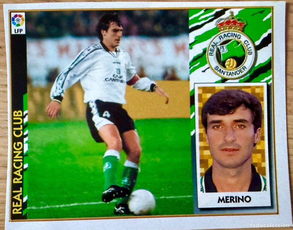 Cromos de f&uacute;tbol: MERINO RACING SANTANDER 97 98 1997 1998 LIGA EDICIONES ESTE RECORTADO STICKER