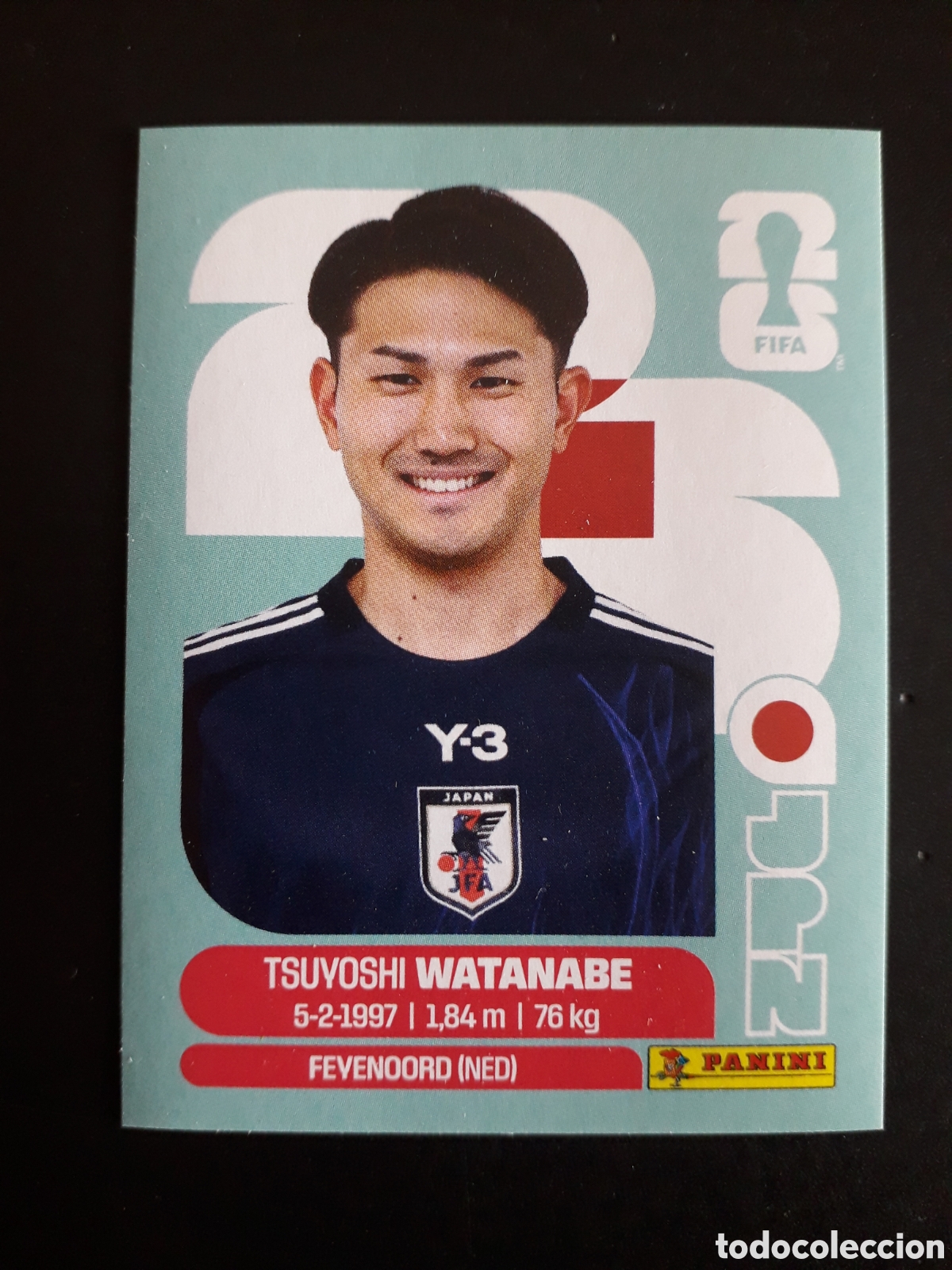Cromos de f&uacute;tbol: WATANABE JAP&Oacute;N JPN 7 MUNDIAL F&Uacute;TBOL 2026 FIFA WORLD CUP PANINI SIN PEGAR PEDIDO M&Iacute;NIMO 3&euro;