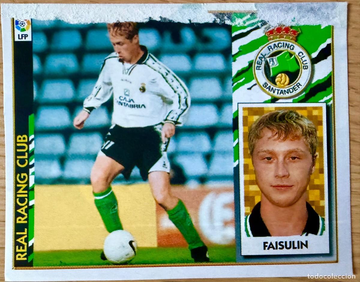 Cromos de f&uacute;tbol: FAISULIN BAJA RACING SANTANDER 97 98 1997 1998 LIGA EDICIONES ESTE RECORTADO STICKER