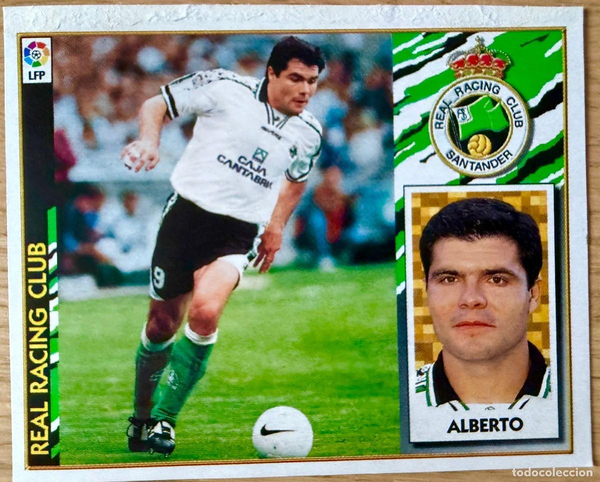 Cromos de f&uacute;tbol: ALBERTO RACING SANTANDER 97 98 1997 1998 LIGA EDICIONES ESTE RECORTADO STICKER