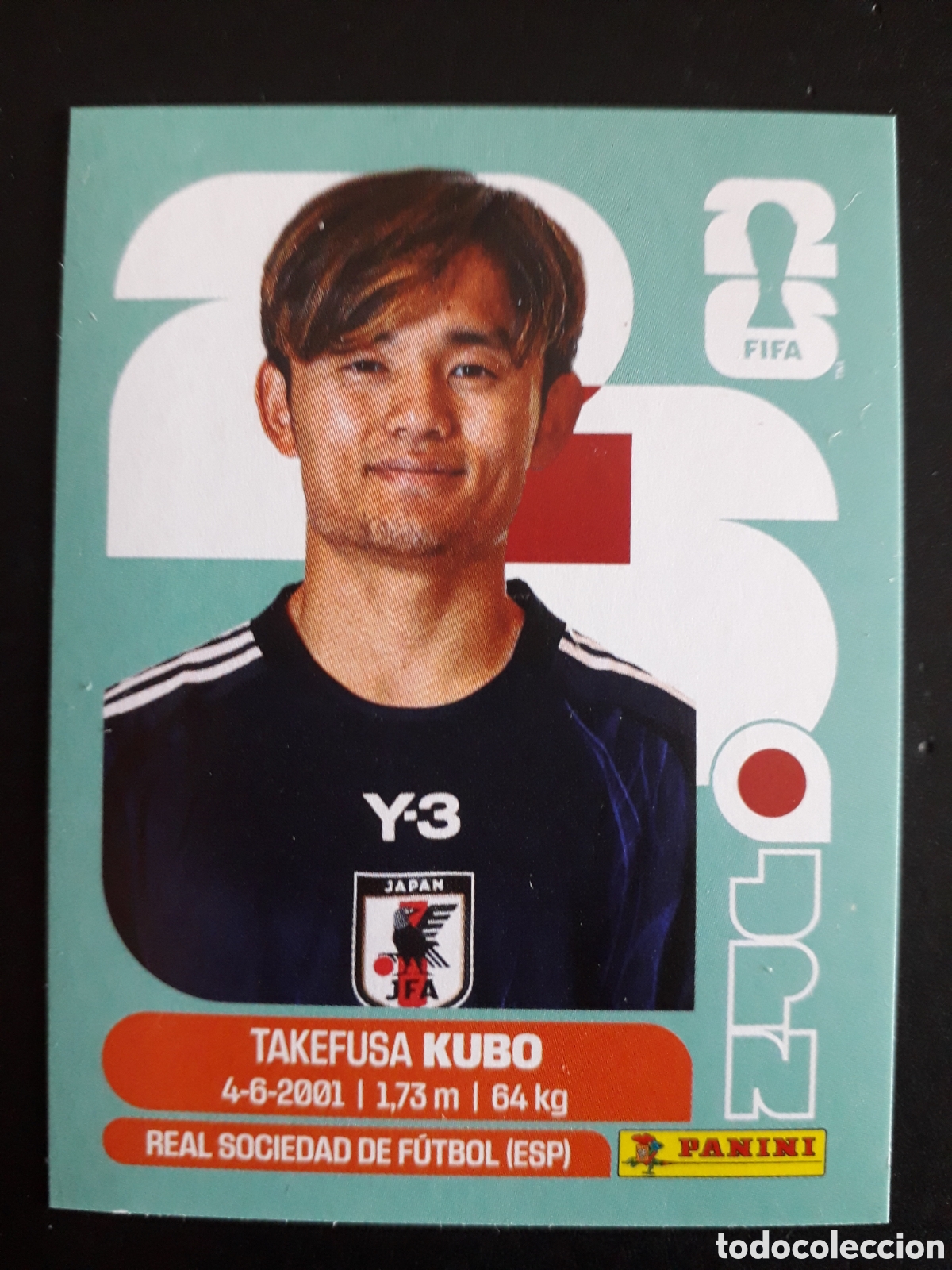 Cromos de f&uacute;tbol: KUBO JAP&Oacute;N JPN 12 MUNDIAL F&Uacute;TBOL 2026 FIFA WORLD CUP PANINI SIN PEGAR PEDIDO M&Iacute;NIMO 3&euro;