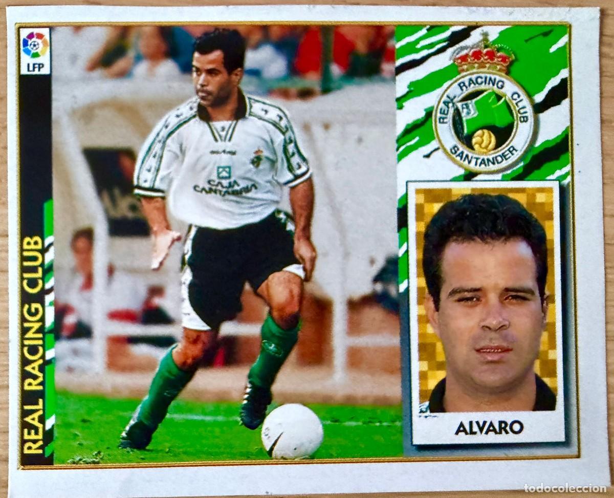 Cromos de f&uacute;tbol: ALVARO BAJA RACING SANTANDER 97 98 1997 1998 LIGA EDICIONES ESTE RECORTADO STICKER