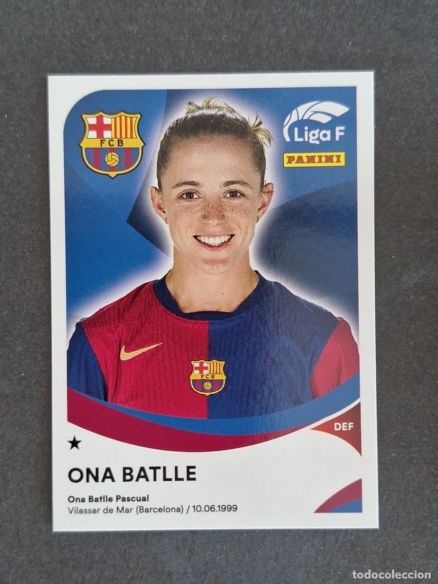 Football Stickers: L1 ONA BATLLE F. C. BARCELONA 46 PANINI LIGA F 2024 2025 24 25 SIN PEGAR NUNCA PEGADO
