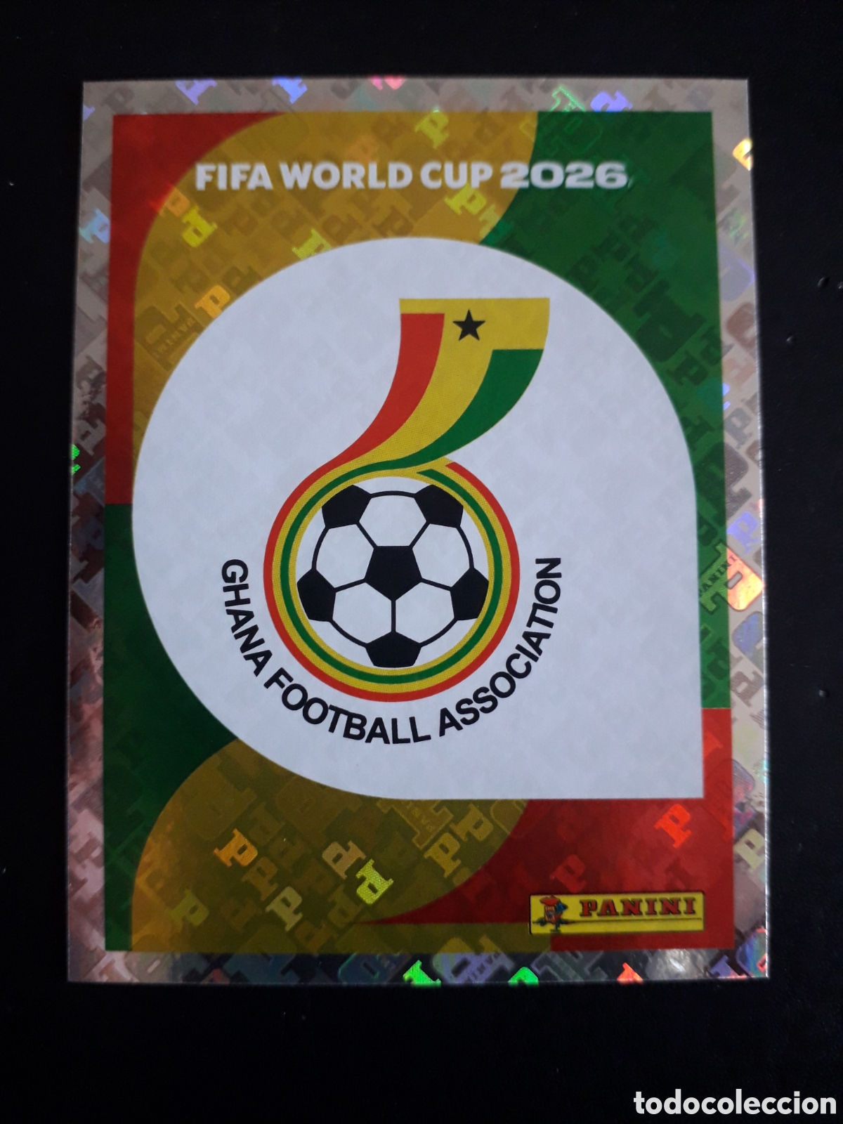 Football Stickers: ESCUDO GHANA GHA 1 MUNDIAL F&Uacute;TBOL 2026 FIFA WORLD CUP PANINI SIN PEGAR PEDIDO M&Iacute;NIMO 3&euro;