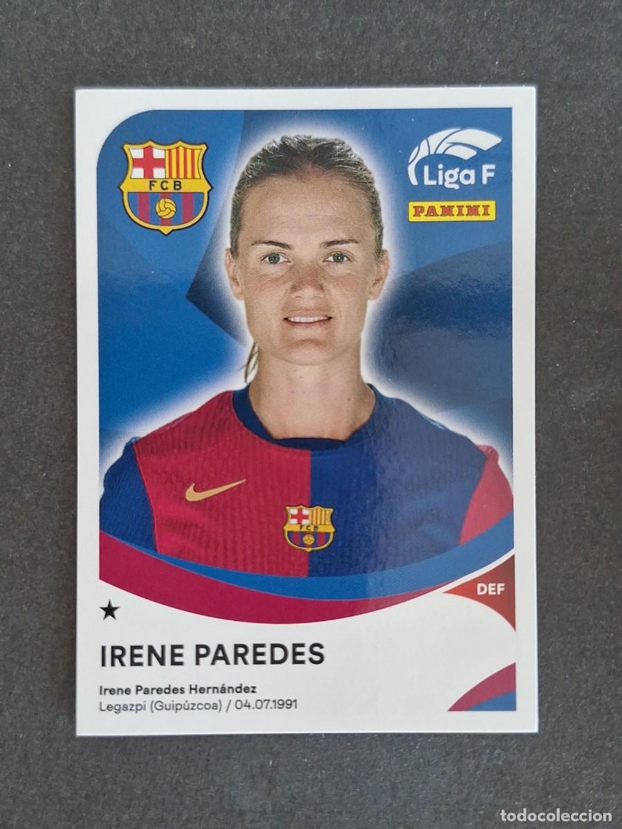 Cartes &agrave; collectionner de Football: L1 IRENE PAREDES F. C. BARCELONA 49 PANINI LIGA F 2024 2025 24 25 SIN PEGAR NUNCA PEGADO