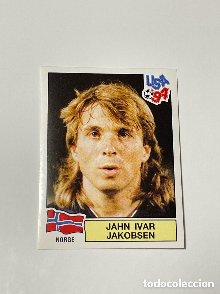 Cromos de f&uacute;tbol: Jahn Ivar Jakobsen Noruega Panini Mundial USA 94 #355