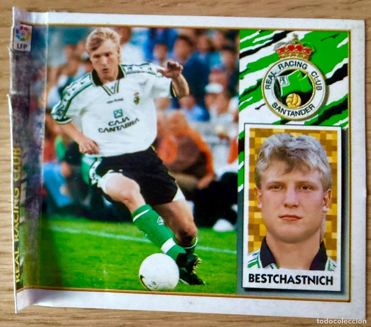 Cromos de f&uacute;tbol: BESTCHASTNICH RACING SANTANDER 97 98 1997 1998 LIGA EDICIONES ESTE VENTANILLA STICKER