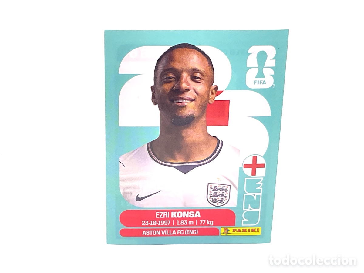 Cromos de f&uacute;tbol: INGLATERRA /ENG. N&ordm; 5. EZRI KONSA. FIFA WORLD CUP 2026.PANINI