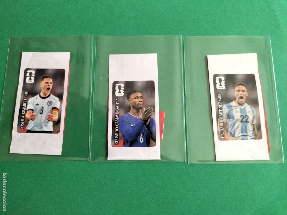 Football Stickers: (COCACOLA-PANINI) LOTE DE 3 CROMOS FIFA WORLD CUP 2026 EXCLUSIVO COCACOLA