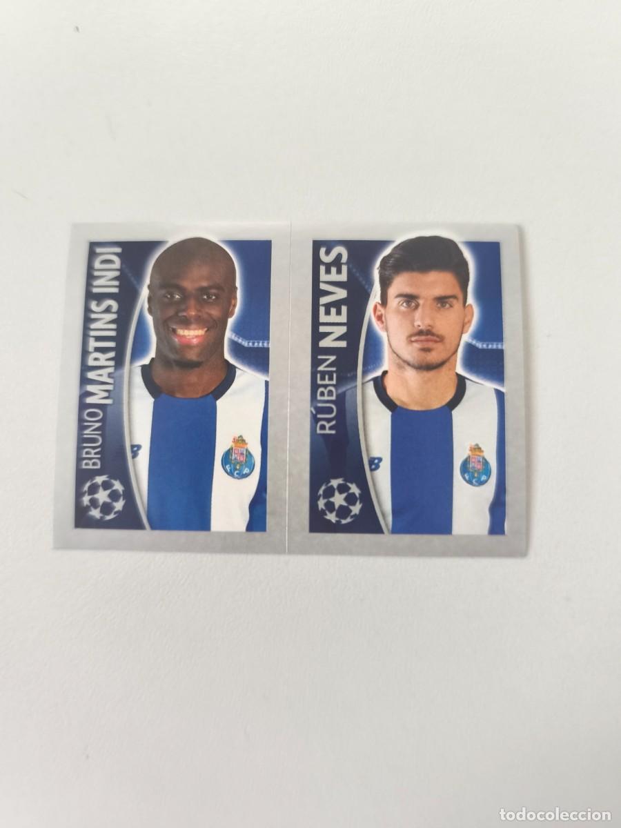 Cromos de Futebol: STICKERS CHAMPIONS LEAGUE 16 17 2016 2017 TOPPS 477 BRUNO MARTINS RUBEN NEVES OPORTO CJU