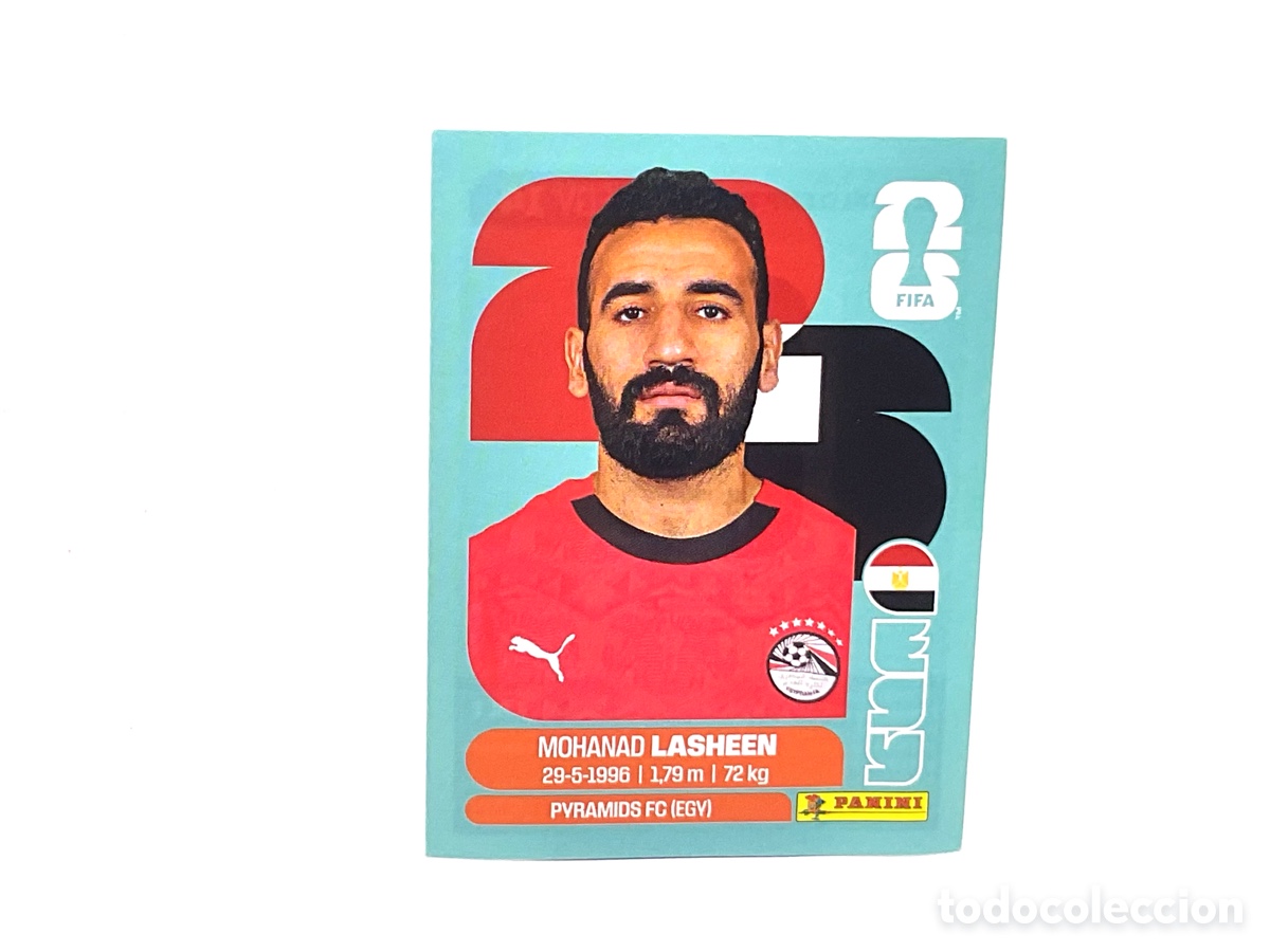 Fu&szlig;ball-Sticker: EGIPTO / EGY. N&ordm; 14. MOHANAD LASHEEN . FIFA WORLD CUP 2026.PANINI