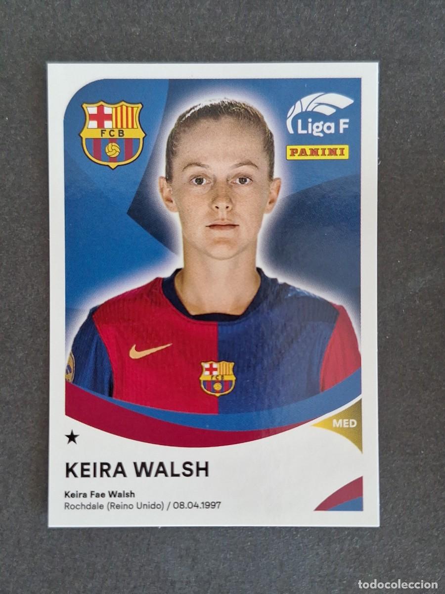 Fu&szlig;ball-Sticker: L1 KEIRA WALSH F. C. BARCELONA 52 PANINI LIGA F 2024 2025 24 25 SIN PEGAR NUNCA PEGADO