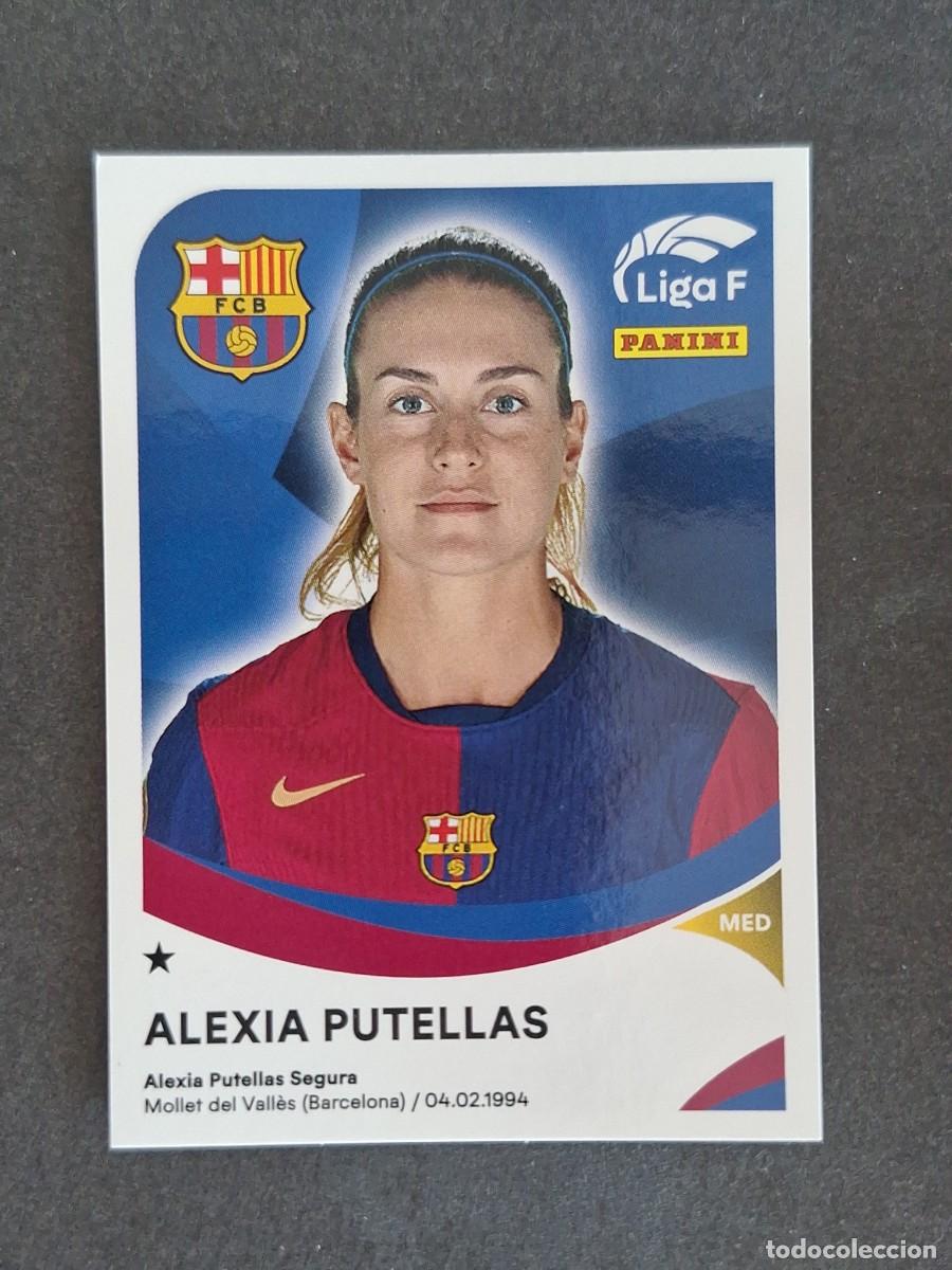 Cromos de f&uacute;tbol: L1 ALEXIA PUTELLAS F. C. BARCELONA 55 PANINI LIGA F 2024 2025 24 25 SIN PEGAR NUNCA PEGADO