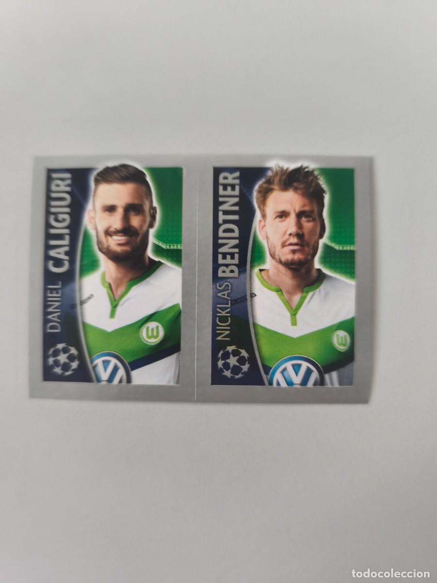 Cromos de f&uacute;tbol: STICKERS CHAMPIONS LEAGUE 16 17 2016 2017 TOPPS 148 DANIEL CALIGIURI NICKLAS BENDTNER CJU