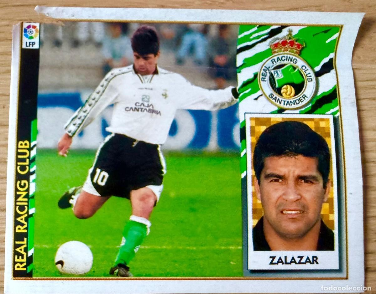 Cromos de f&uacute;tbol: ZALAZAR BAJA RACING SANTANDER 97 98 1997 1998 LIGA EDICIONES ESTE VENTANILLA STICKER