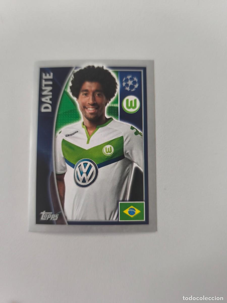 Cromos de f&uacute;tbol: STICKERS CHAMPIONS LEAGUE 16 17 2016 2017 TOPPS 138 DANTE WOLFSBURGO CJU