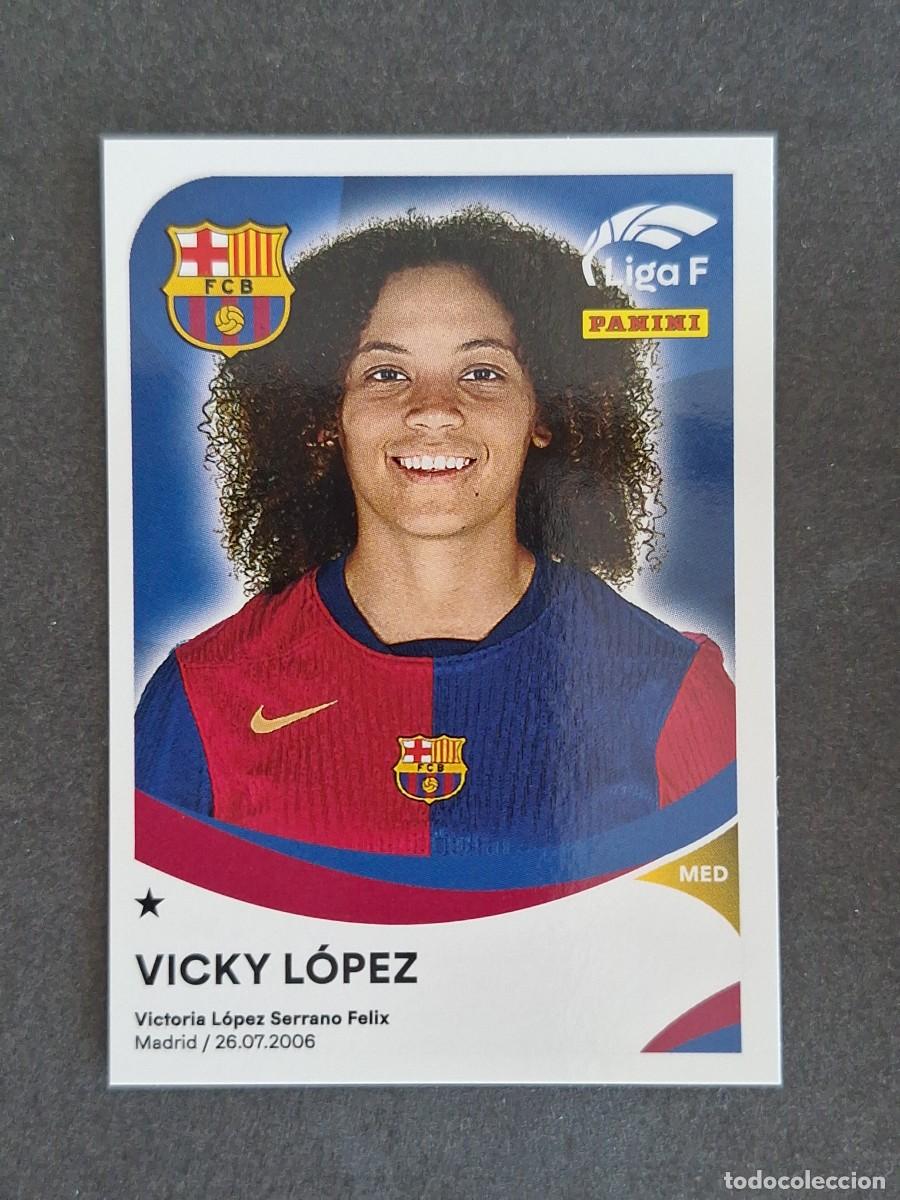 Cromos de f&uacute;tbol: L1 VICKY LOPEZ F. C. BARCELONA 57B PANINI LIGA F 2024 2025 24 25 SIN PEGAR NUNCA PEGADO