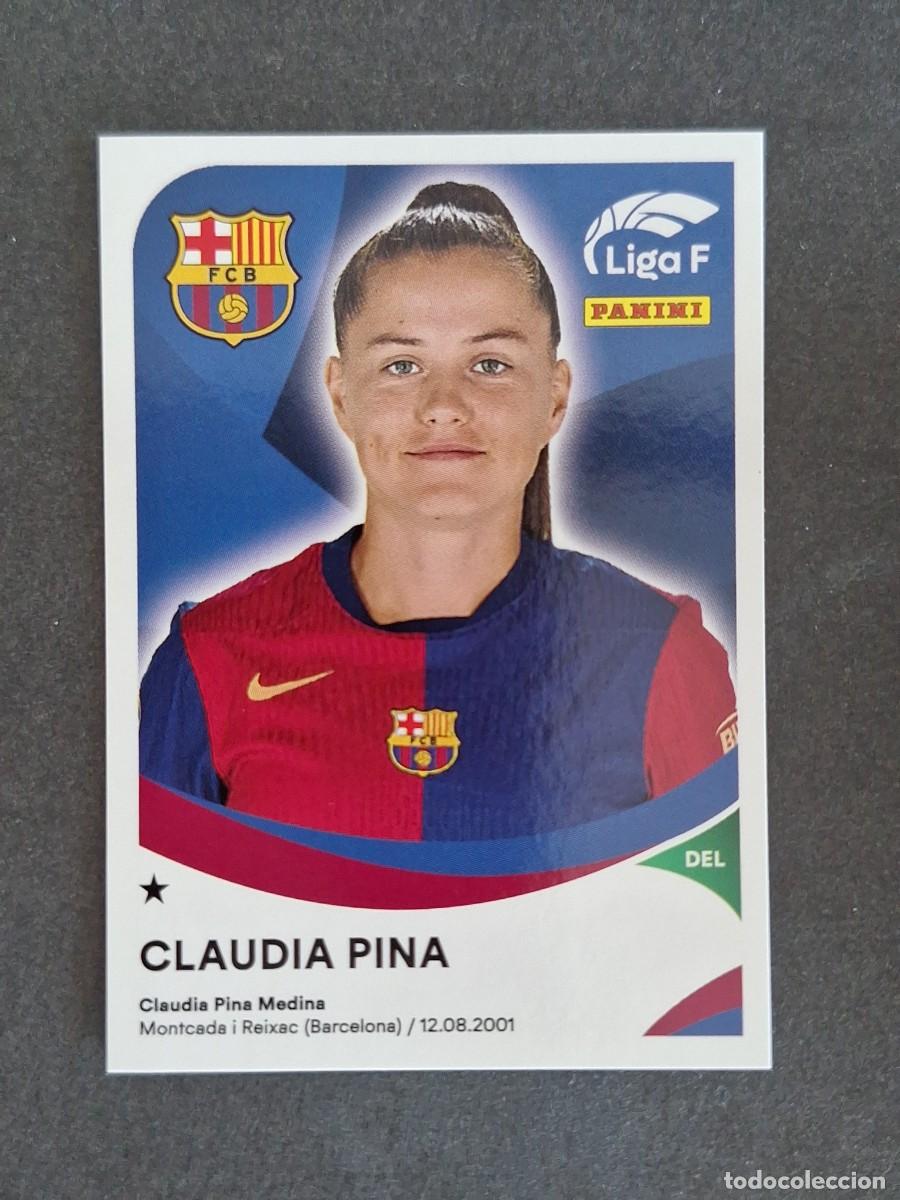 Cromos de f&uacute;tbol: L1 CLAUDIA PINA F. C. BARCELONA 58 PANINI LIGA F 2024 2025 24 25 SIN PEGAR NUNCA PEGADO