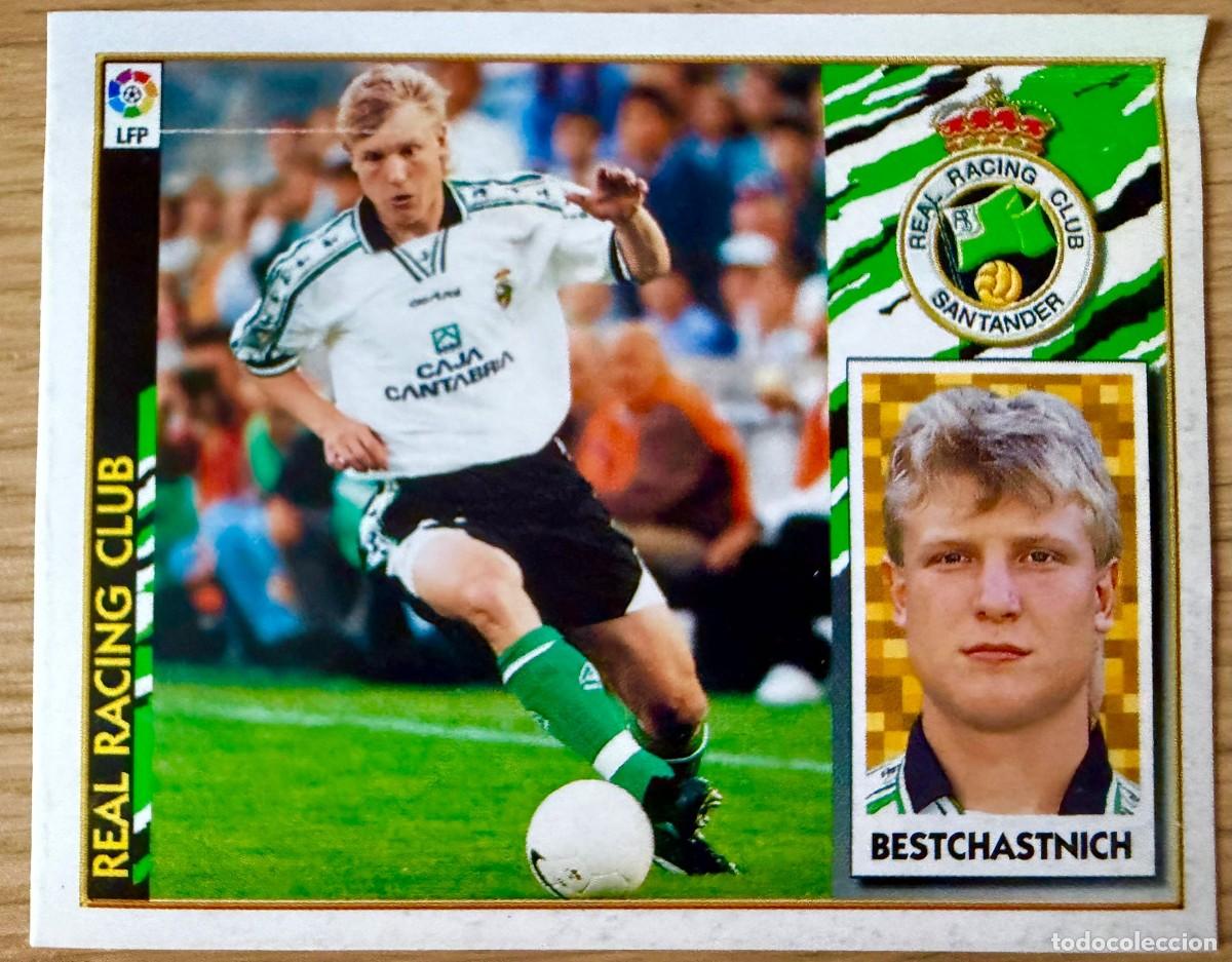 Cromos de f&uacute;tbol: BESTCHASTNICH RACING SANTANDER 97 98 1997 1998 LIGA EDICIONES ESTE VENTANILLA STICKER