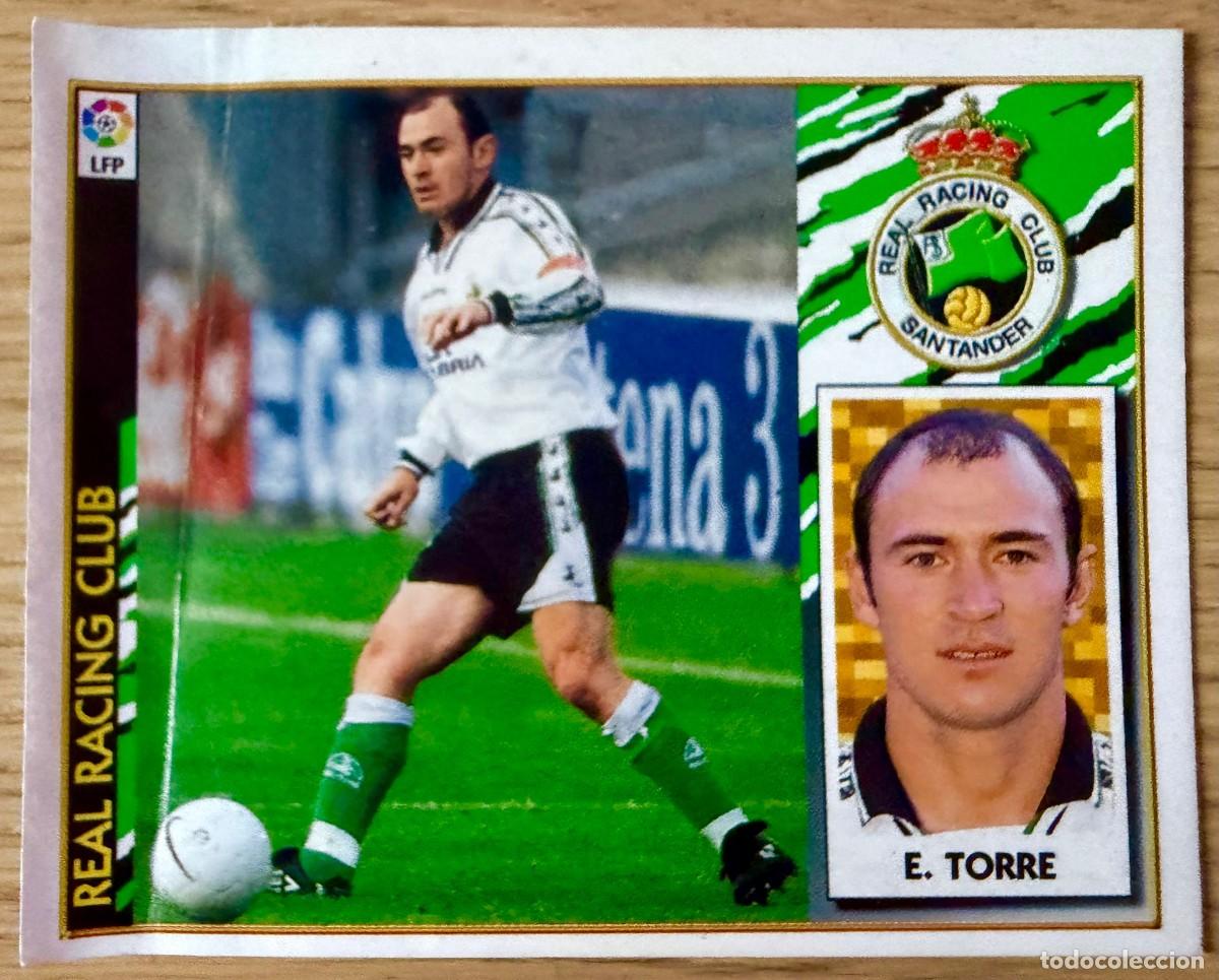 Cromos de f&uacute;tbol: ESTEBAN TORRE BAJA RACING SANTANDER 97 98 1997 1998 LIGA EDICIONES ESTE VENTANILLA STICKER