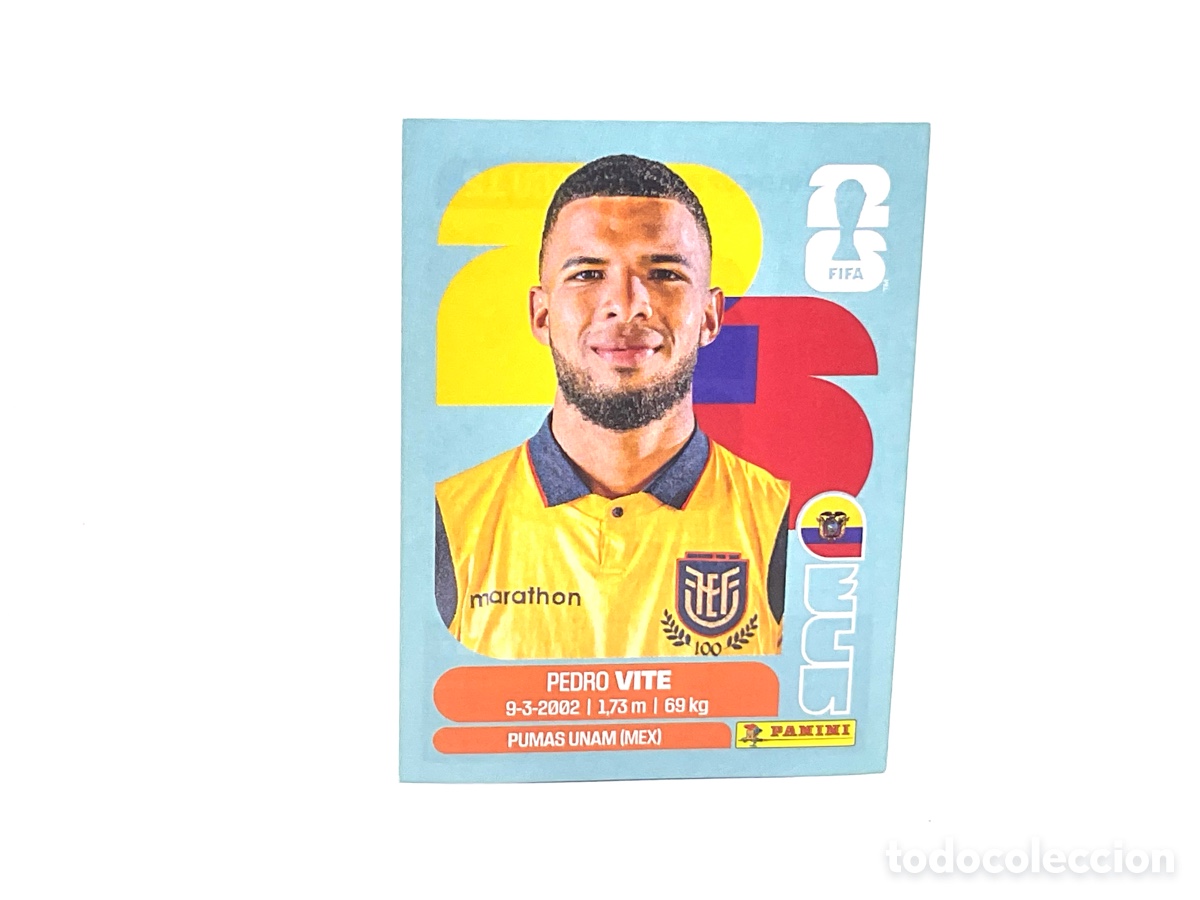 Cromos de f&uacute;tbol: ECUADOR / ECU. N&ordm; 12. PEDRO VITE . FIFA WORLD CUP 2026.PANINI